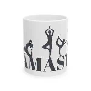 Namaste Yoga Pose Mug: Zen Spiritual Gift