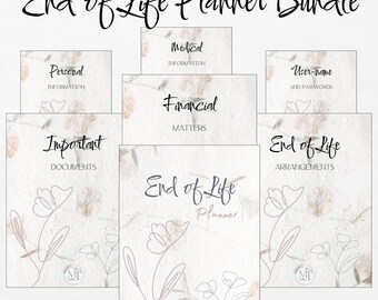 Planificador de fin de vida: Organizador de legado (descarga digital)