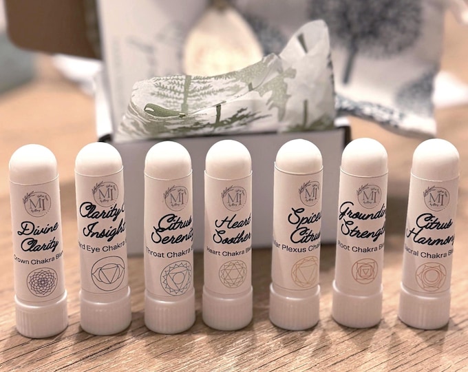 Chakra Essential Oil Inhalers: Aromatherapy Blends for Meditation & Yoga