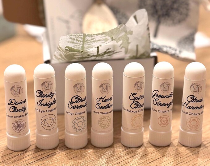 Chakra Essential Oil Inhalers: Aromatherapy Blends for Meditation & Yoga