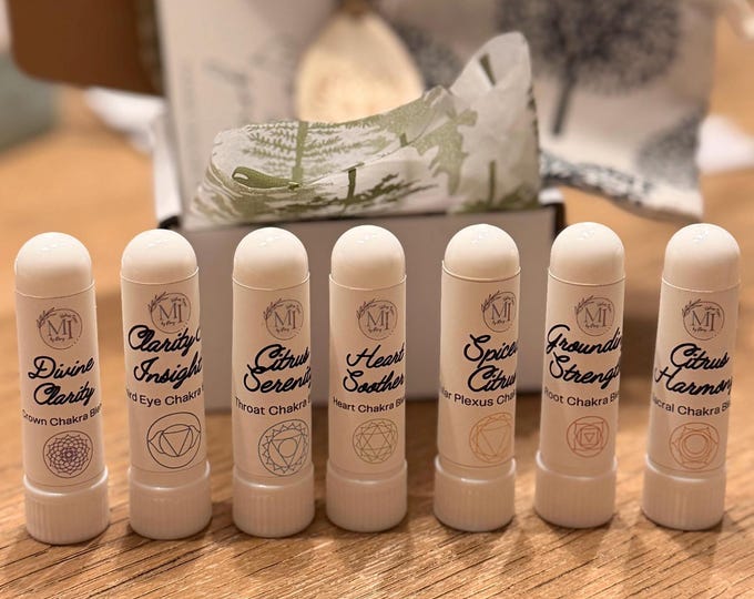 Chakra Essential Oil Inhalers: Aromatherapy Blends for Meditation & Yoga