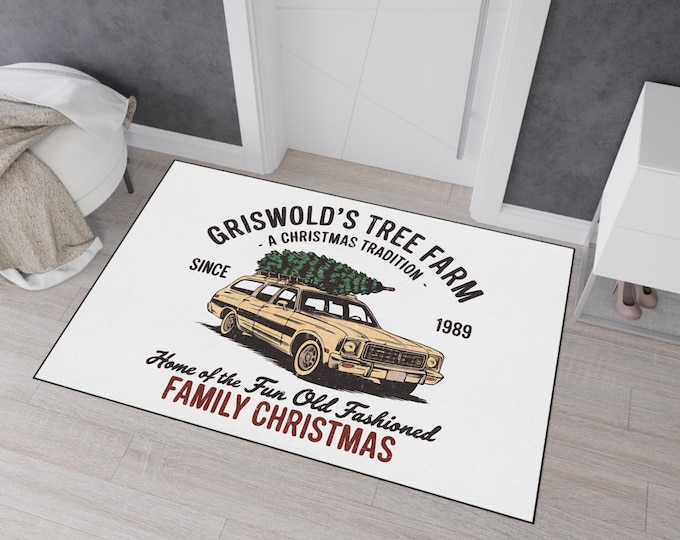Griswold Family Christmas Floor Mat: Non-Slip Holiday Home Decor