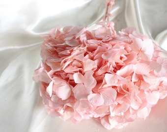 Big petal preserved pink hydrangea powder , Diy resin, jewelry, wedding and home decoration