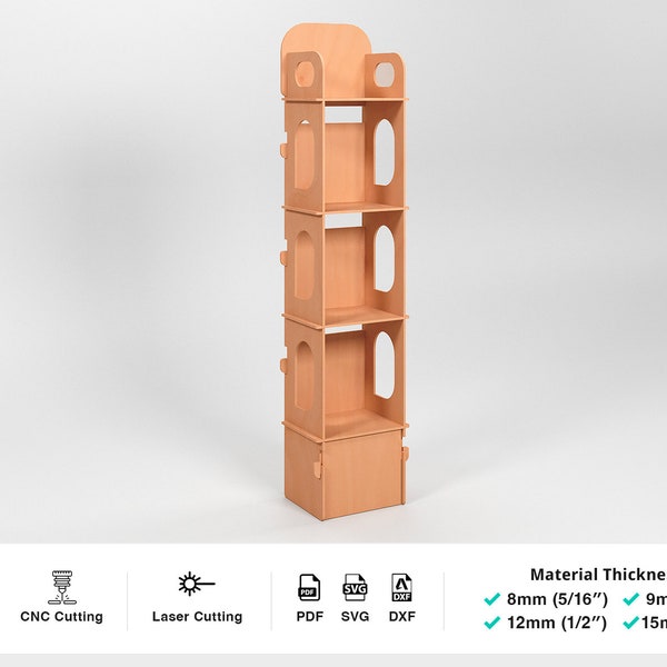 Display stand CNC cut svg file, display stand files, vector files for wood, plywood, and color mdf cnc & laser cutting