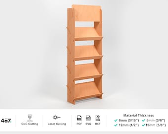 Trade display stand digital plans optimised for plywood and mdf.