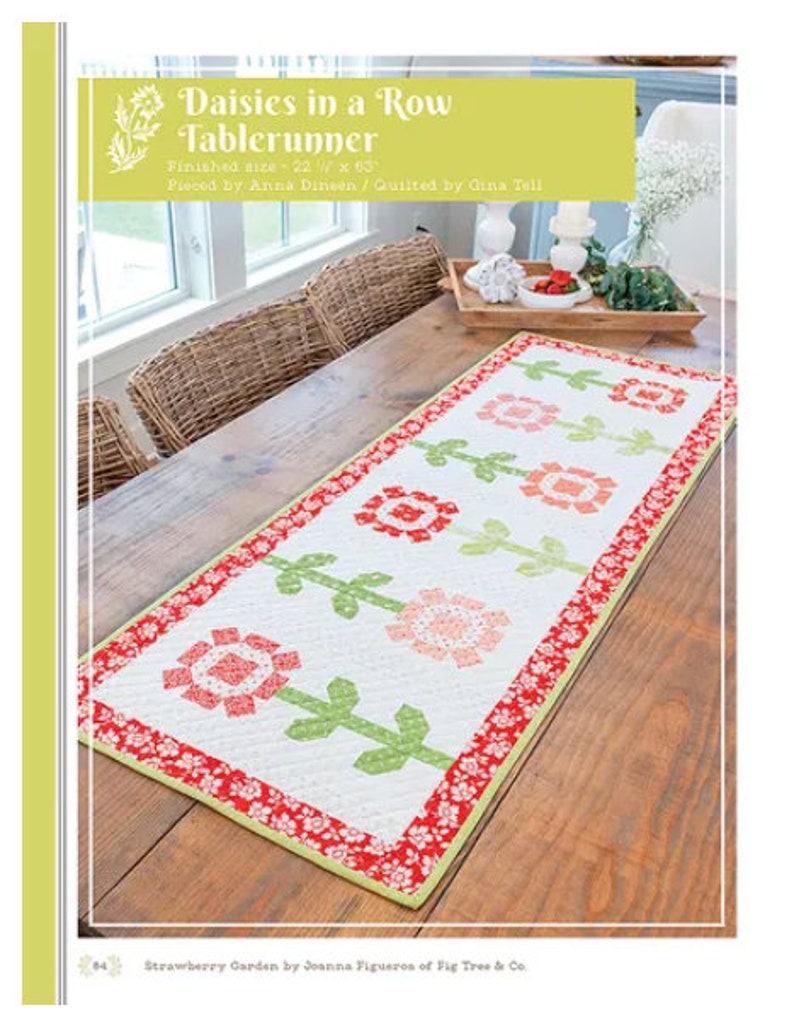 Pre-order Strawberry Garden Quilt Book Fig Tree Quilts-Exp Delivery May 2024 NEWEST Title Joanna Figueroa It's Sew Emma Lori Holt Book image 9