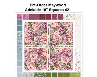 Pre-Order Adelaide Maywood Studio 10" Layer Cake 42 - Expected JUNE 2024 Designer: Marti Michell Precut Fabric Quilting, Sewing, Crafting