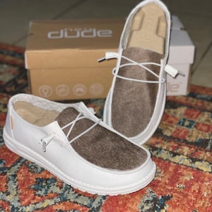 Custom Cowhide Heydudes