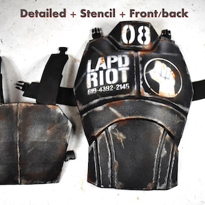 NCR Veteran Ranger Chest Plate - Cosplay Armor DIY Kit - Etsy Canada