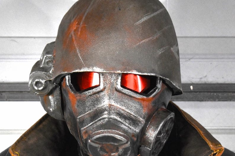 NCR Ranger Helmet Kit - Cosplay Armor DIY with Lens and Mirror Film Assembled+Detailed