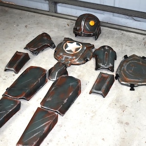 Set completo di armatura da combattimento - Kit armatura FO4 - Plastica ABS termoformata