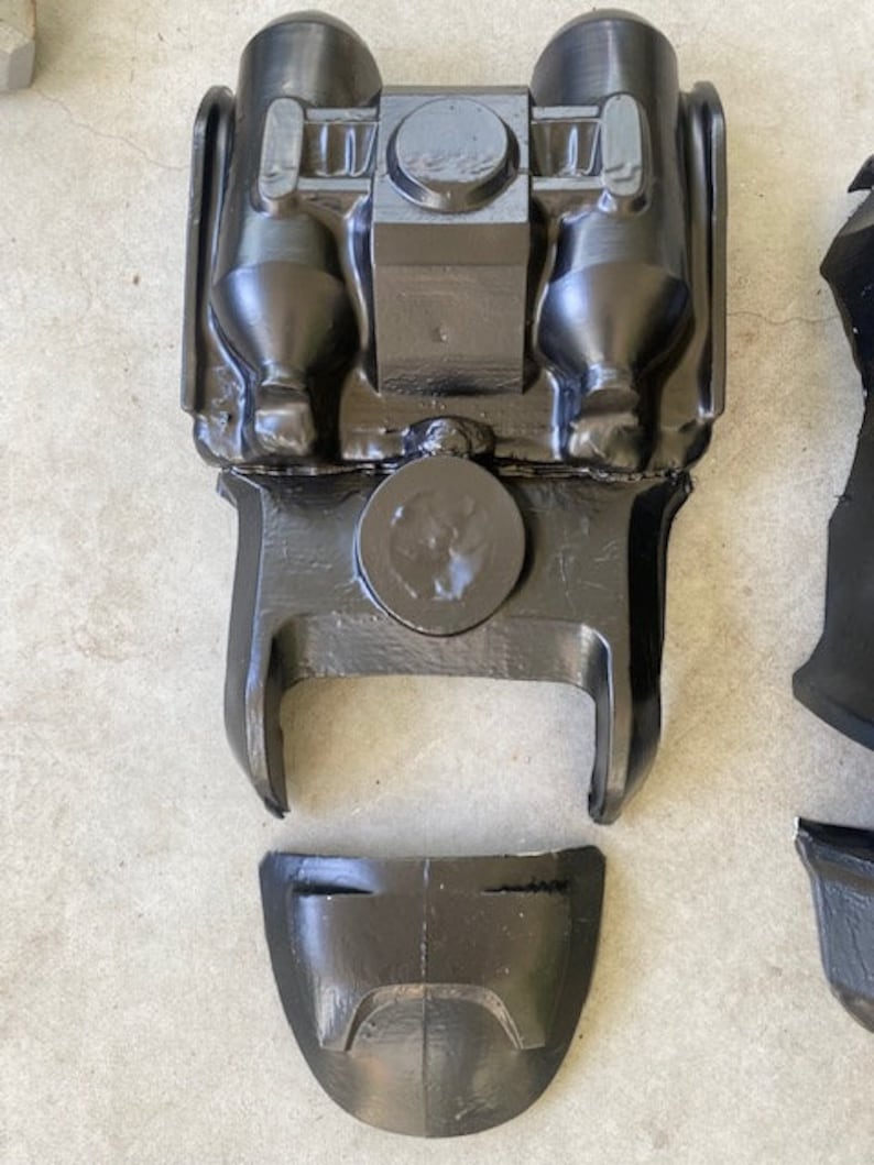 Life-sized T-45d Power Armor Torso Rig Front & Back PARTIALLY ASSEMBLED ...