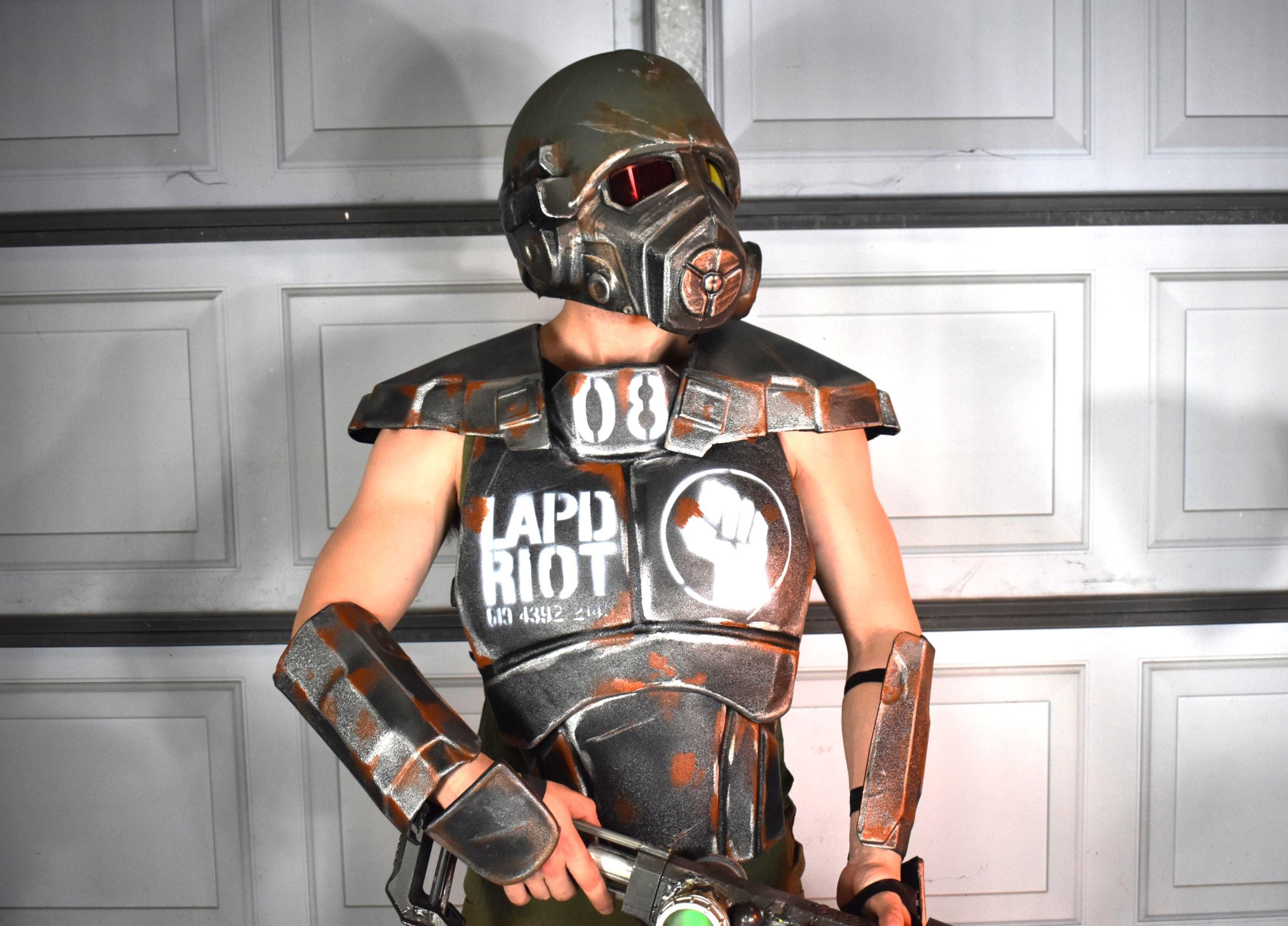 NCR Veteran Ranger Shoulder Armor (left + Right) Fallout DIY Cosplay Kit  (unassembled) | Vacuum-formed ABS Riot Gear - Etsy, image size:3000x2158