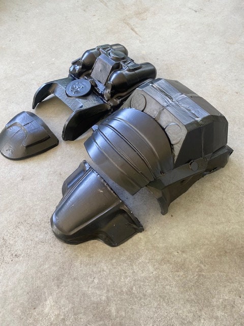 Life-sized T-45d Power Armor Torso Rig Front & Back PARTIALLY ASSEMBLED ...