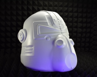 T51b Power Armor HELMET Shells (UNASSEMBLED) - DIY Cosplay Kit - Vacuum-Formed - Raw Armor Shells