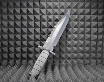 Combat Knife | DIY Unpainted | Wasteland-Inspired Cosplay Weapon Prop