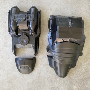 Life-Sized T-45d Power Armor - Torso Rig - Front & Back - (PARTIALLY ASSEMBLED) - DIY Cosplay - Vacuum-Formed - Rough Kit