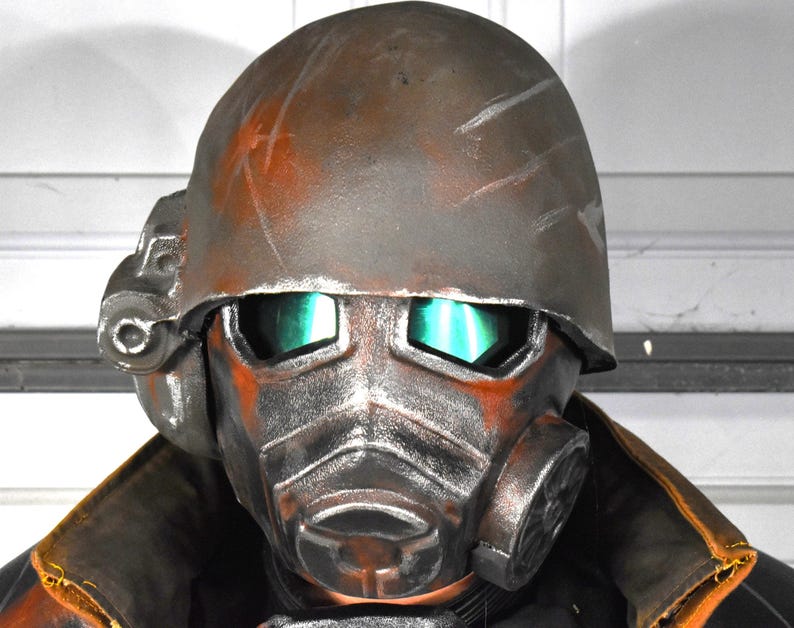 NCR Ranger Helmet Kit - Cosplay Armor DIY with Lens and Mirror Film image 2