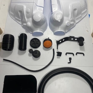 Life-Sized T-45d Power Armor HELMET - Full Kit - (UNASSEMBLED) - DIY Cosplay - Vacuum-Formed - Full Kit