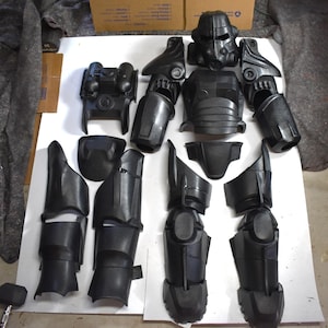 T-45d Power Armor Full Cosplay Kit (DIY Unassembled) – Life-Size Thermoformed ABS Armor Inspired by Fallout