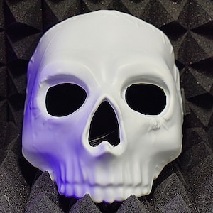 Tactical Phantom Skull Mask  DIY Special Forces Cosplay, Unpainted, Customizable, Thermoformed & Durable