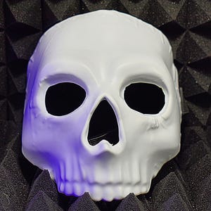 Masque de crâne Phantom tactique à monter soi-même pour cosplay des forces spéciales, non peint, personnalisable, thermoformé et durable