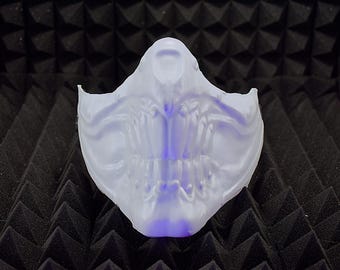 Wasteland Fury Mask – DIY Cosplay Kit, Post-Apocalyptic War Chief Mask, Ready to Paint