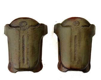 Combat Armor Shoulder Plates  DIY Cosplay Kit (Unassembled) | Vacuum-Formed ABS  Raw, Olive, or Weathered