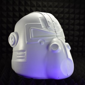 T51b Power Armor HELMET Shells (UNASSEMBLED) - DIY Cosplay Kit - Vacuum-Formed - Raw Armor Shells