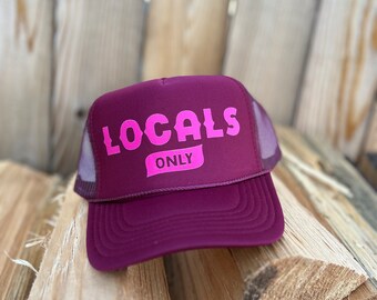 Locals Only Trucker hat
