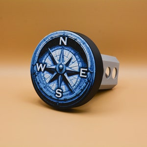 Benutzerdefinierte 3D US Kompass Funkpeiler NSEW Anhänger Hitch Receiver Cover Plug
