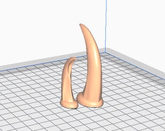 Fursuit Hand and Foot Claws for 3D Printing - STL DIGITAL DOWNLOAD