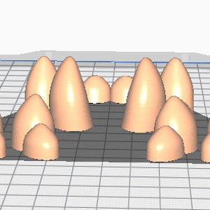 Toony Style Fursuit Teeth for 3D Printing STL DIGITAL DOWNLOAD image 8