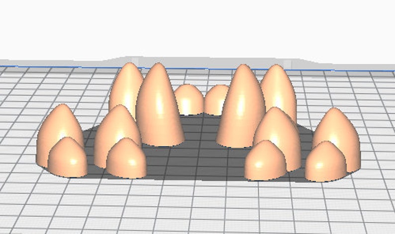 Toony Style Fursuit Teeth for 3D Printing STL DIGITAL DOWNLOAD image 8