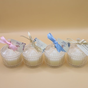 Baby Shower Party Favors - Candles | Baby Girl | Personalized Baby Shower Party Favors | Customized Baby Shower Party Favors |