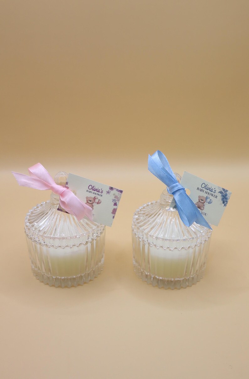 Baby Shower Party Favors - Candles | Baby Boy | Personalized Baby Shower Party Favors | Customized Baby Shower Party Favors |
