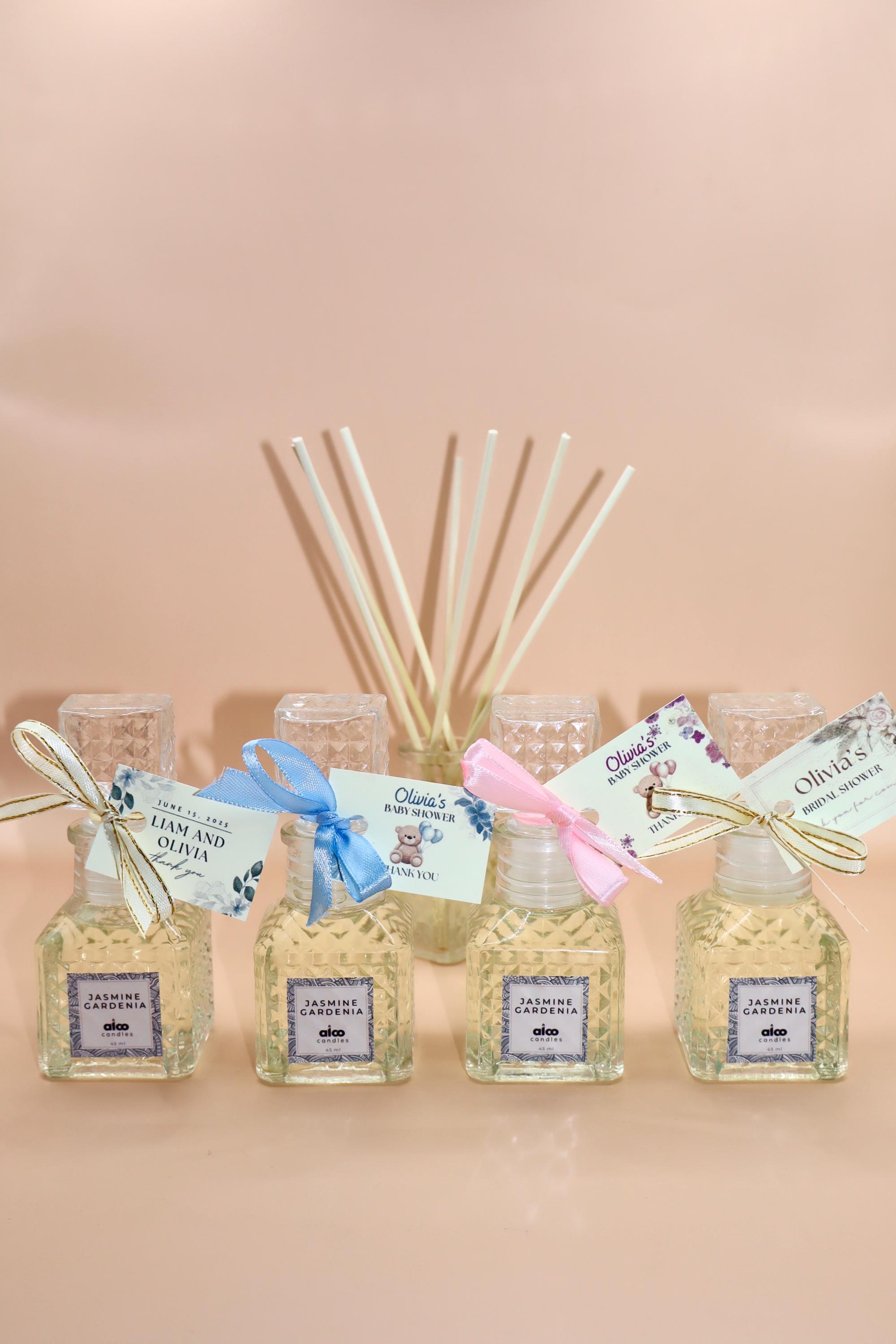 Baby Shower Party Favors - Reed Diffusers | Baby Girl | Personalized ...