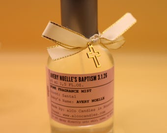 Baptism Party Favors | Christening Favors | Room Spray | Religious Favors | Personalized Favors | Baby Girl | Baby Boy | Custom Baptism