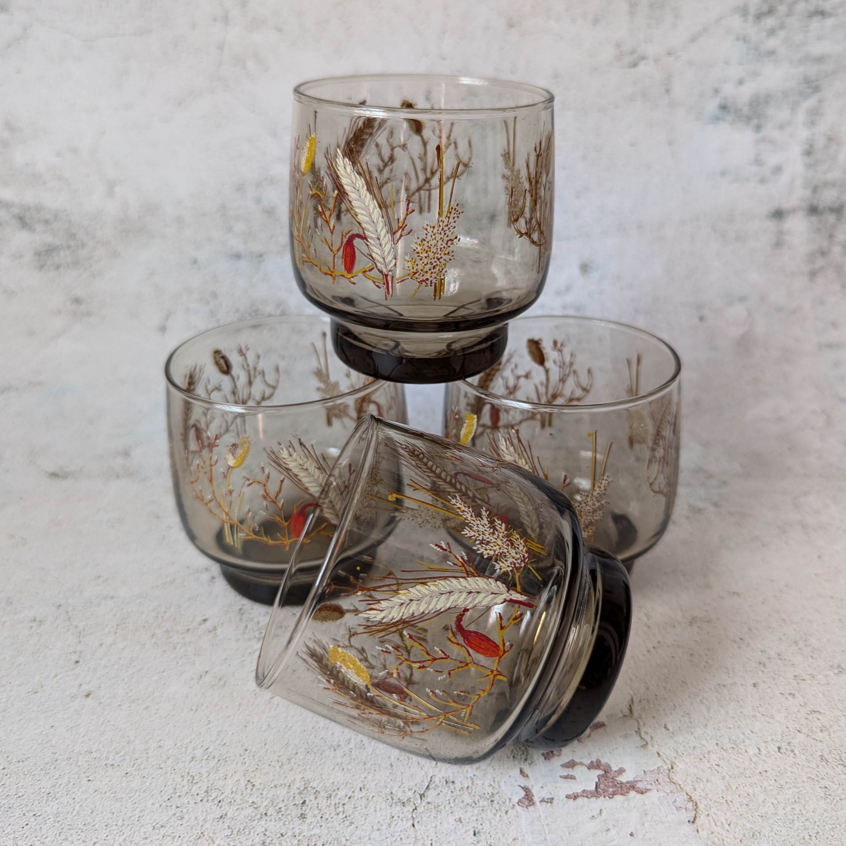 Luminarc Brown Glass - Etsy