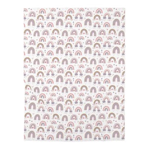 Cute Rainbow Baby Swaddle Blanket