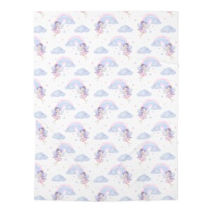 Fairy Rainbow Baby Swaddle Blanket