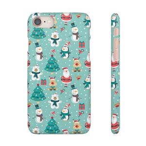 Christmas Phone Case - Snap Cases - Festive Holiday Phone Cover