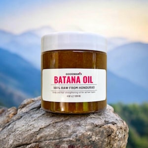 100% Pure Batana Oil from Honduras - Undiluted, Raw & Unrefined - Natural Organic Batana Oil - 4oz Packed in USA