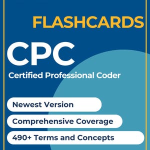 Fichas de CPC / Examen de codificador profesional certificado 2025 / Más de 490 conceptos clave / Contenido más reciente