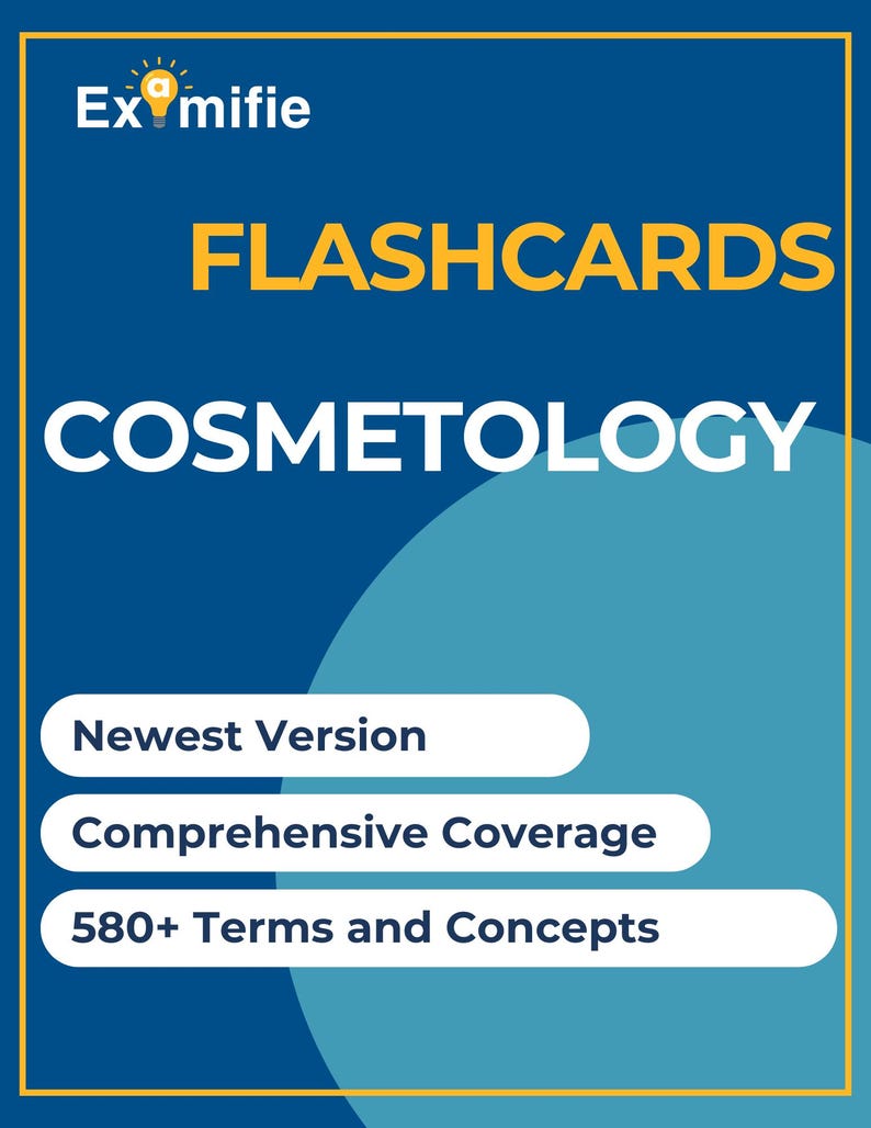 Cosmetology Certification Flashcards | 2025 Cosmetology Exam| 580+ Key ...