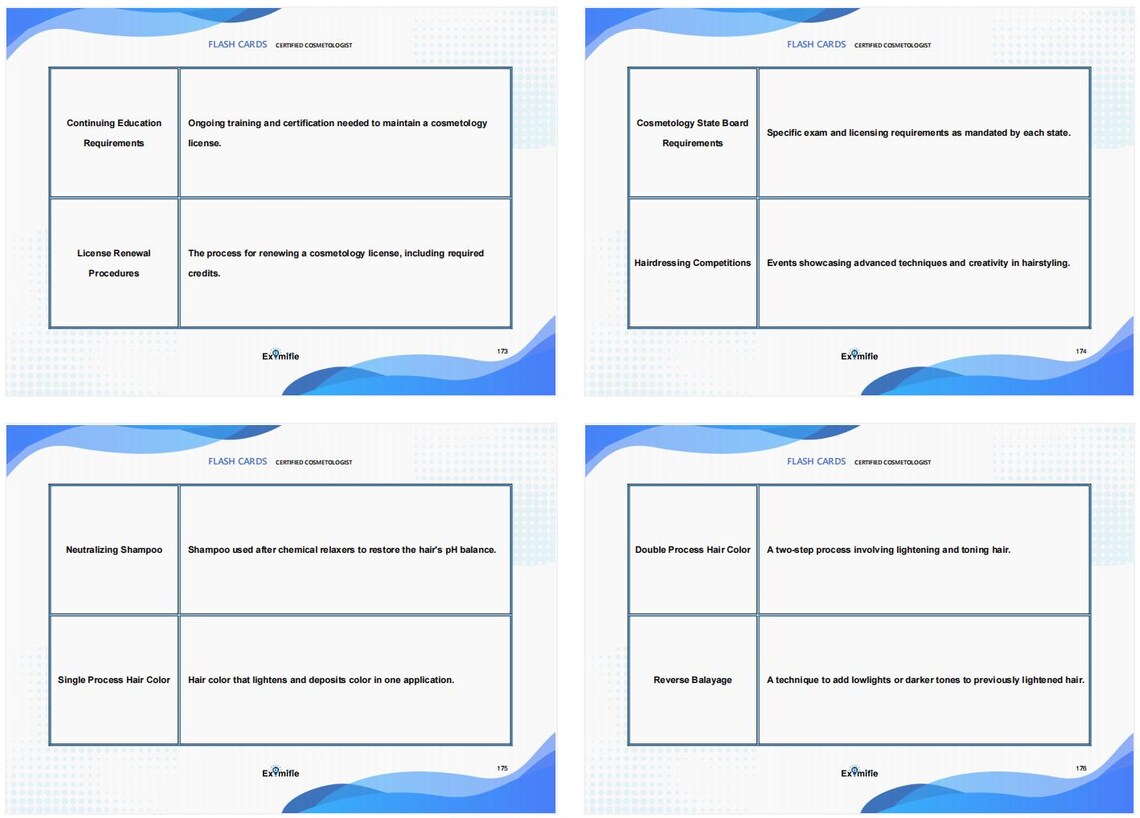 Cosmetology Certification Flashcards 2025 Cosmetology Exam 580  Key