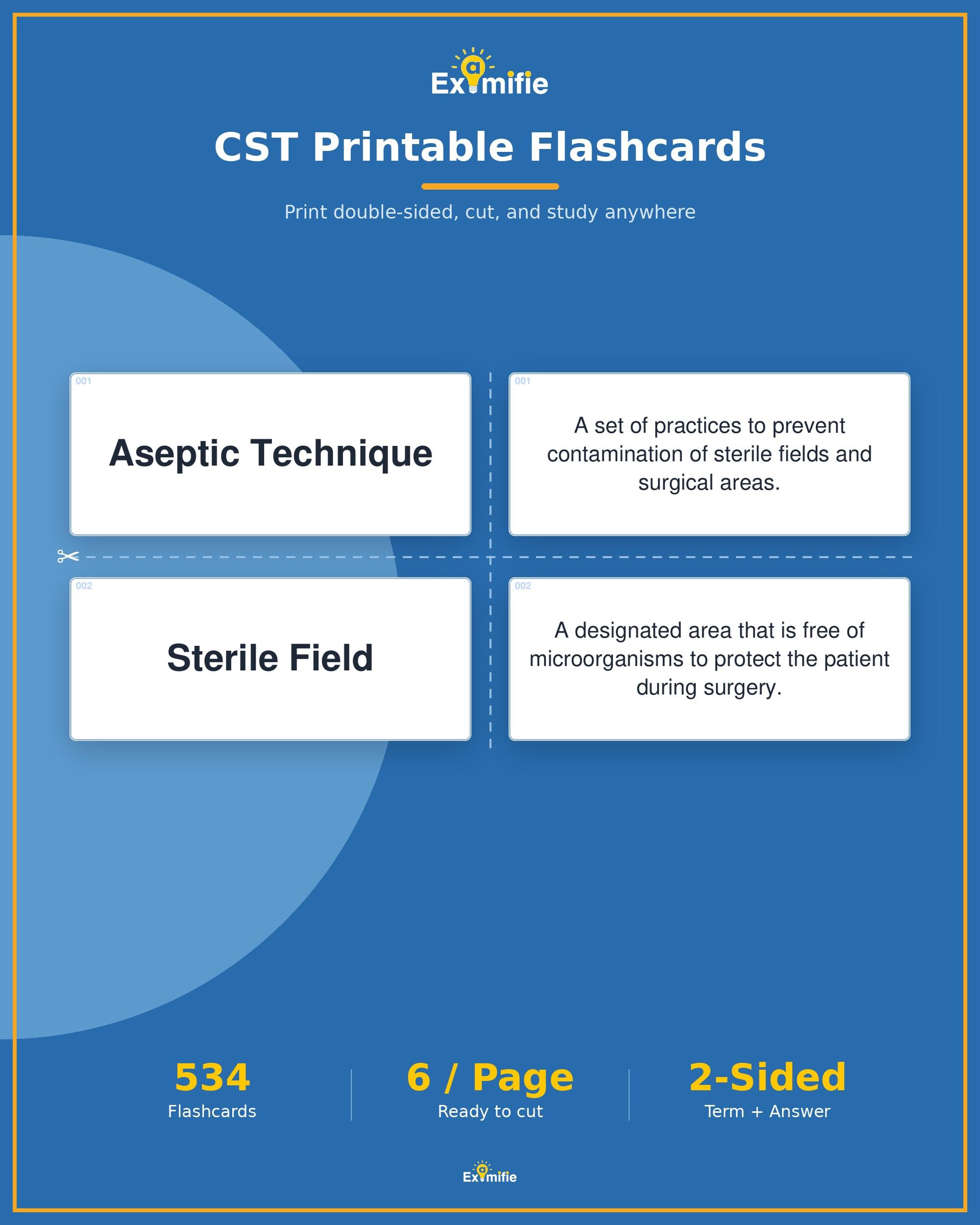 CST Flashcards | Certified Surgical Technologist Exam Study Guide ...