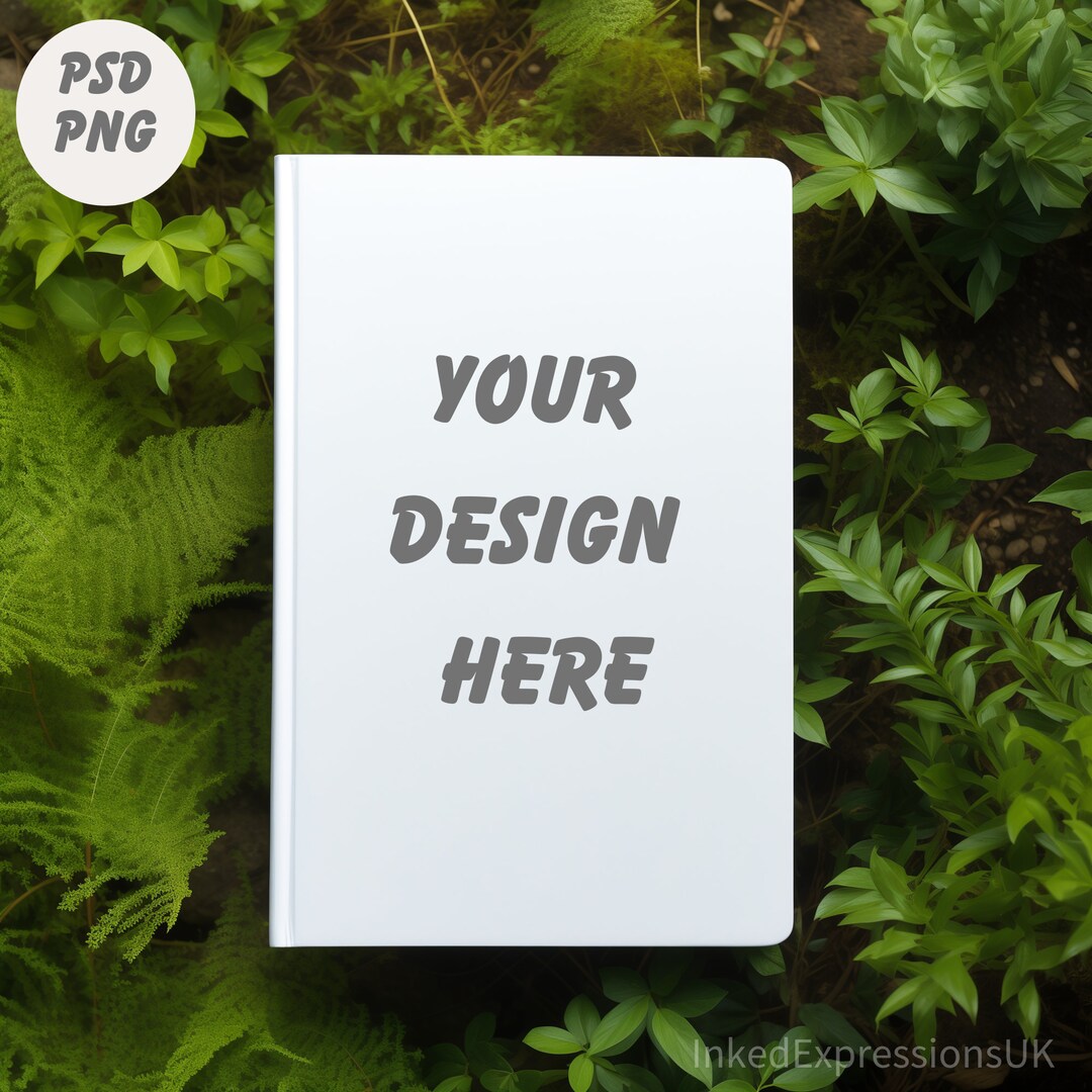 Buch Cover Mockup PSD PNG Journal Mockup Hardcover Buch Mockup Notebook Mockup Magazin Mockup