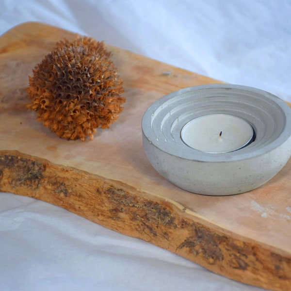 Concrete Candle Holder | Cement Home Decor | Modern Tealightholder