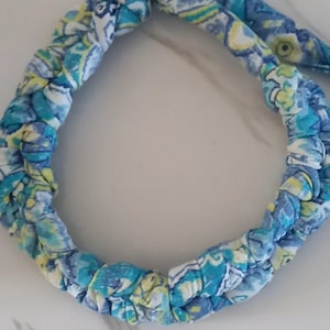 Colorful statement necklace,handmade necklace,textile necklace,fabric necklace,bib necklace,gift for her,gift for women,unique necklace,
